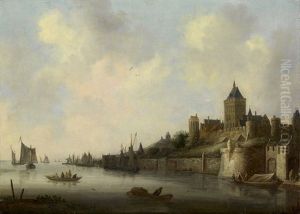 Blick Uber Die Waal Auf Den Valckhof