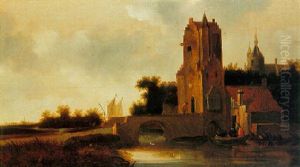 River Landscape With A Watergate River Landscape With A Watergate
