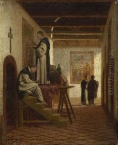 Fra Angelico Da Fiesole Malt Im Kloster San Marco Zu Florenz