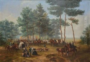 Depart De Chasse A Courre, Baden-baden