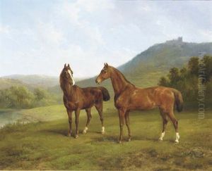 Horses In A Valley Horses In A Valley
