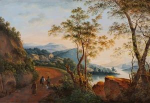 Vue Dans Les Environs De Gene by Hendrik Johannes Knip