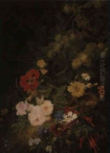Composition Florale Au Nid by Henriette Gertruide Knip
