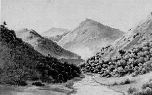 Hilly Landscape With A River