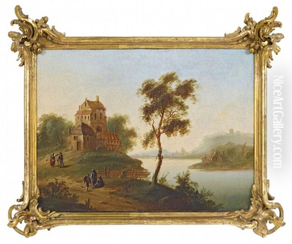 Two Landscapes On The Oder - view 1