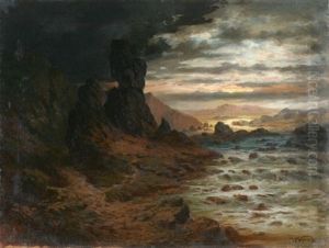 Daghestanische Landschaft Mit Wildwasser Daghestanische Landschaft Mit Wildwasser