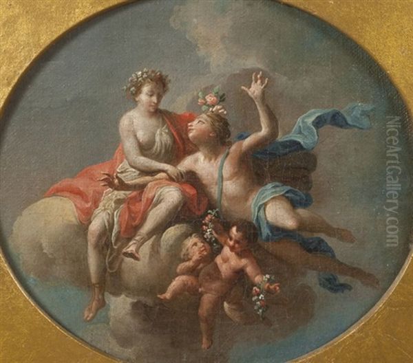 Projet De Plafond Avec Flore Et Zephir - view 1