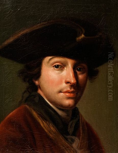 Portrait Eines Jungen Mannes Mit Dreispitzhut - view 1