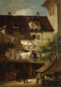 Aus Uberlingen Am Bodensee by August Hermann Knoop