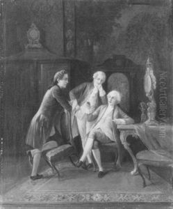 Beim Kunsthandler by August Hermann Knoop