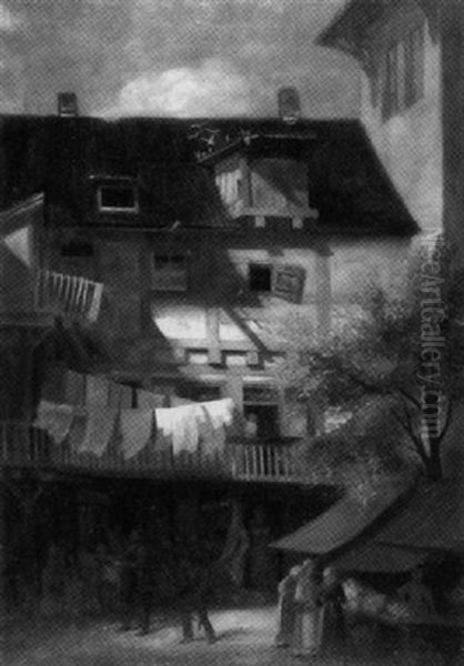 Aus Einer Stadt Am Bodensee (uberlingen?) - view 1