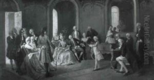 Der Geigenvirtuose by August Hermann Knoop