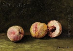 Still Life With Peaches by Gamaliel Waldo Beaman