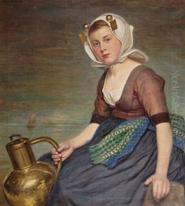 Young Woman In Zeeland Costume