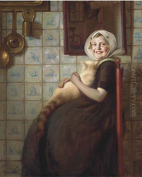Francine And Her Cat - view 1