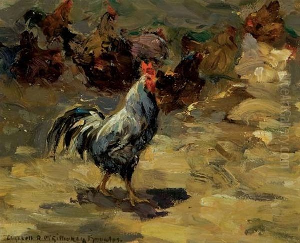 Barnyard Roosters And Chickens - view 1
