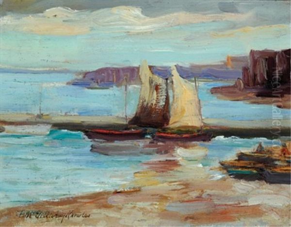 Boats By A Jetty - view 1