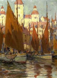 Harbour Scene Harbour Scene