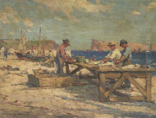Fisher Folk Of Perce, Quebec - view 1