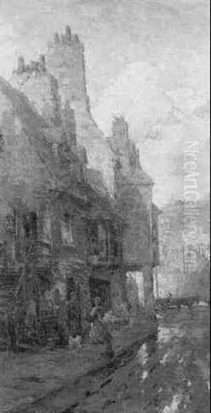 Old Street In Whitby, Yorkshire, England - view 1