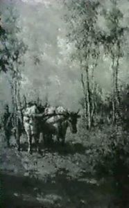 Hauling Wood by Farquhar McGillivray Strachen Knowles