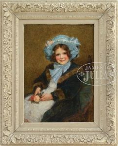 Portrait Of Joyce Hurchcliffe by George Sheridan Knowles