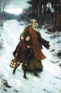 Page And Monarch Forth They Went, Forth They Went Together,through The Rude Wind's Wild Lament, And The Bitter Weather by George Sheridan Knowles