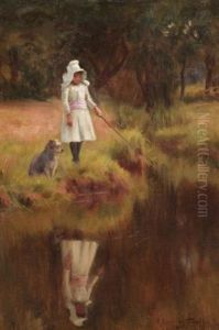 A Walk By The River by George Sheridan Knowles