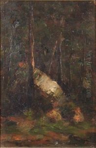 Woodland Interior by Helen Mary Knowlton
