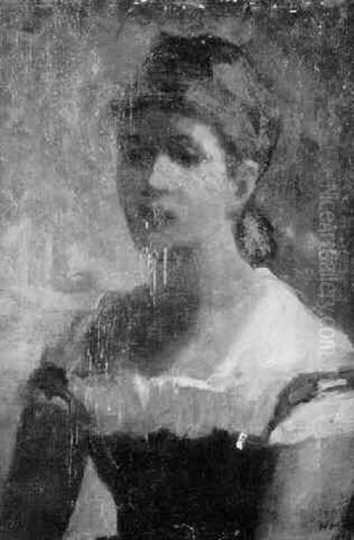 Peasant Girl With Red Kerchief - view 1