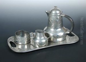 Tea And Coffee Set by Archibald Knox