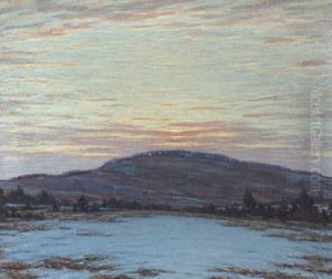 A Winter Sunset by James Knox