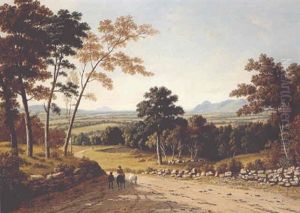 A View Of Ben Lomond, The Campsies And Dumgoyne by John Knox