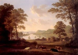The Clyde From Dunotter Hill, With Greenock, Dumbarton And Lord Blantyre's House