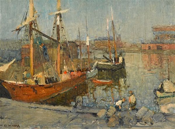 Moored Fishing Boats - view 1