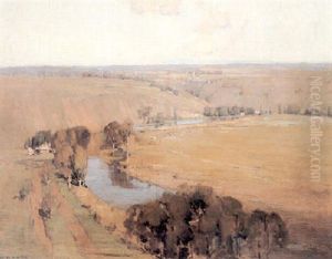 On The River Barwon, Geelong, Victoria by William Dunn Knox