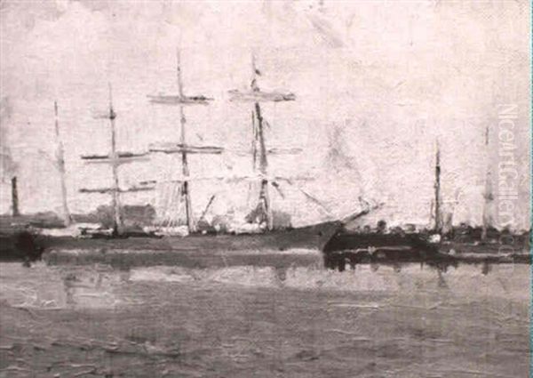 Wheat Ship On The Yarra - view 1