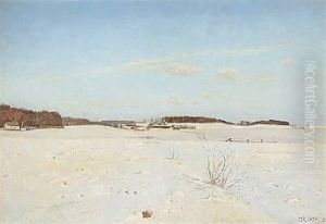 Winter Landscape by Hans Christian Knudsen