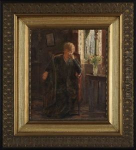 Woman Seated By A Sunlit Window Woman Seated By A Sunlit Window