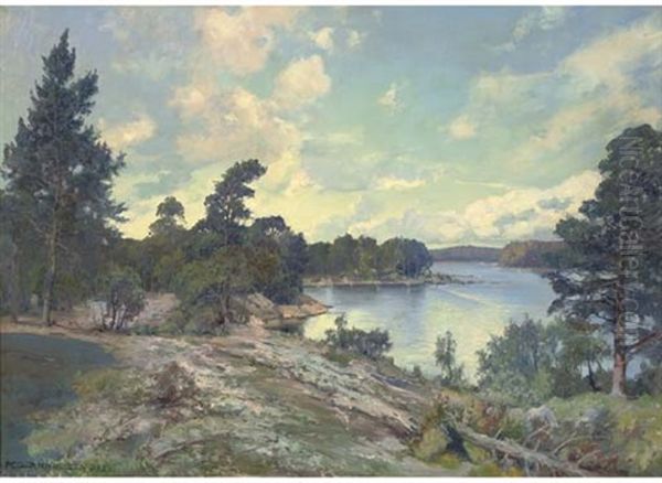 A Scandinavian Lake - view 1