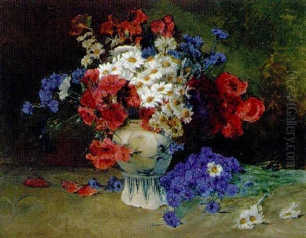 Mohnblumen, Kornblumen Und Margeriten - view 1