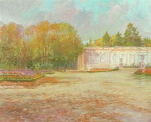Fra Parken Ved Versailles Med Grand Trianon