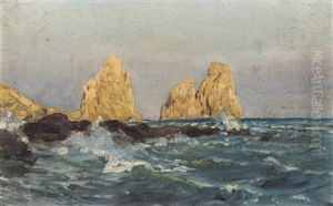 Sea Cliffs by Benes (Benesch) Knuepfer
