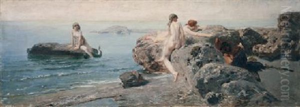 Naiads Spying On A Faun - view 1