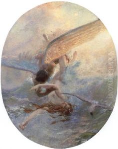 The Greeting Of The Wind And Waves by Benes (Benesch) Knuepfer