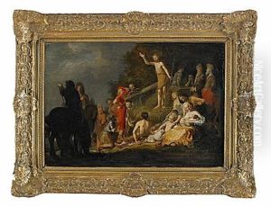 Johannes Doparens Predikan by Nikolaus Knuepfer