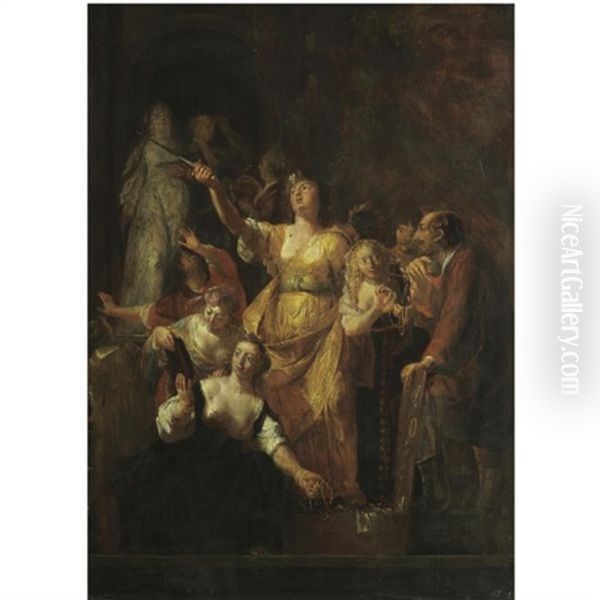 Achilles Discovered Among The Daughters Of Lycomedes - view 1