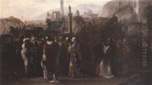 The Ark Of The Covenant Being Taken Into Jerusalem