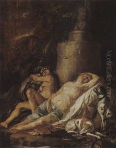 Diana Sleeping by Nikolaus Knuepfer