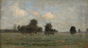 Paysage Aux Vaches by Alfred De Knyff